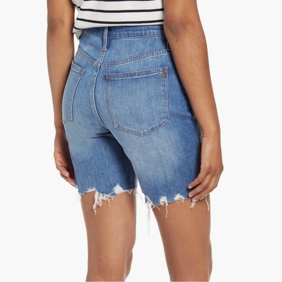 Madewell High-Rise Mid Length Denim Short- Size 26 - Picture 9 of 9